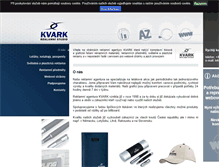 Tablet Screenshot of kvark.cz